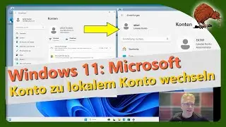 Windows 11: Microsoft Konto in lokales Konto umwandeln