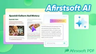 Translate, Summarize, Analyze PDF File with Afirstsoft PDF AI Feature (Win & Mac Solution)