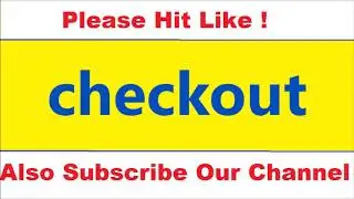 HOW TO PRONOUNCE CHECKOUT