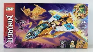 ОБЗОР ЛЕГО НИНДЗЯГО 71770 Джет Зейна "Золотой Дракон" LEGO NINJAGO Zane's Golden Dragon Jet Самолёт