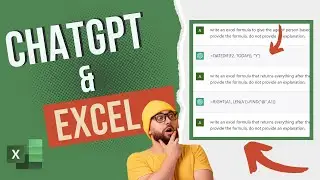 Use ChatGPT to Write EXCEL Formulas in Seconds!