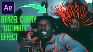 Glowing lines / Scribble Lines effect ULTIMATE - DENZEL CURRY | After effects Tutorial