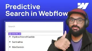 Create CMS Predictive Search in Webflow