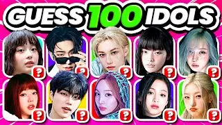 [UPDATED] GUESS 100 KPOP IDOLS in 3 SECONDS ⏰🔥 Guess the Kpop idol - KPOP QUIZ 2024