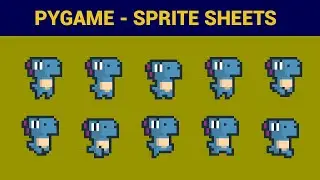 PyGame Beginner Tutorial in Python - Loading Spritesheets