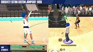 SUPER FAST CHRIS BOSH JUMPSHOT for CENTERS NBA 2K24!