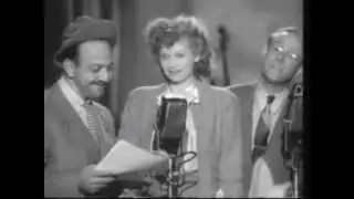 MEL BLANC.  Classic Sad Sack Routine w/ Lucille Ball.  Live Performance from 1944.