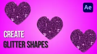 After Effects Tutorial in Tamil to Create Glitter Shapes