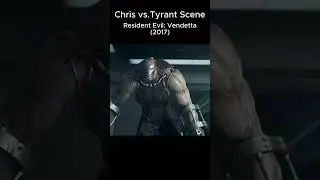 Chris vs. Tyrant Scene #residentevil #movie #action #shortsfeed #shorts #scifi