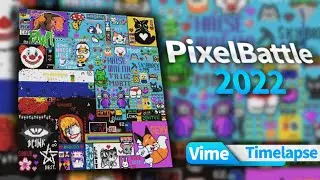 Pixel Battle 2022 Timelapse | VimeWorld.ru | ВАЙМВОРЛД