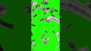 Dollars Money Falling Free Background Animation