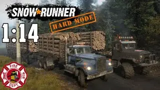 Black River Logging! | SnowRunner Hard Mode | S1 E14