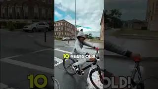 10 Year Old Kid Does Crazy Wheelies🤯 #bikelife #rideout #wheelies