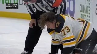 Alex Wennberg Almost Took Charlie McAvoy's Head Off With High Stick