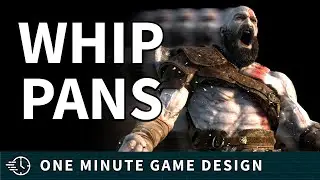 How God of War uses WHIP PANS... - One Minute Game Design