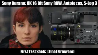 Sony Burano: 8K 16 Bit Sony RAW, Autofocus, Skintones, IBIS, Looks, Slowmo ...