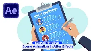 How To Create Application List Scene Animation After Effects Tutorial 