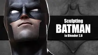 Sculpting Batman in Blender 2.8 - 3D Digital Sculpture