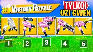 TYLKO MITYCZNE UZI GWEN CHALLENGE w Fortnite