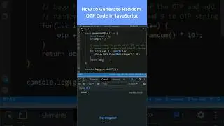 How to Generate Random OPT Code using JavaScript 