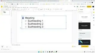 How to Change Bullet List Shape and Color in Google Slides