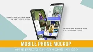 Mobile Phone Mockup - after effects templates - istockplus.com