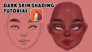 Dark Skin Shading Tutorial in Autodesk Sketchbook | Sketchbook Tutorial For  Beginners