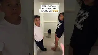 TRAPPING Son in BASEMENT with HAUNTED Doll Gone BAD 🤣🤣🤣