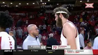 West Virginia vs Oklahoma Mens Basketball Highlights