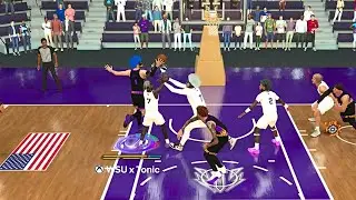 MY 6'9 CENTER SWIMS to REBOUNDS in COMP PROAM NBA 2K24!