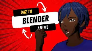 Learn to Use Anime Character Design Blender And Daz Studio Tutorial