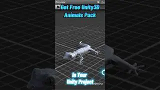 Unity3D Free Assets - Animals Pack. 100+ Unity Assets Giveaway. Gecko. 