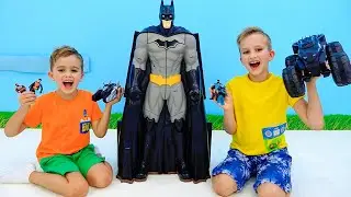 Vlad and Niki help Batman and his friends save the Batcave