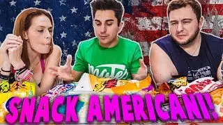 PROVIAMO I CIBI AMERICANI! SNACK ASSURDI! w/ Lasabrigamer & Amico.Andre