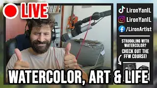 Chill Chat - Watercolor, Art & Life | Live! 🎨🔴