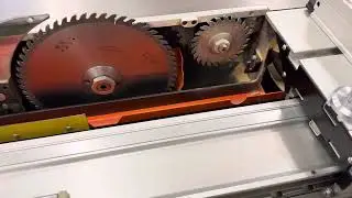 Maksiwa 1600 sliding table saw blade access