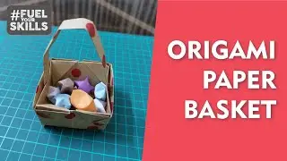Learn How to Make Easy Paper Basket or Origami Basket for Gifts