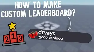 How to Make CUSTOM LEADERBOARD? | Roblox Studio Tutorial