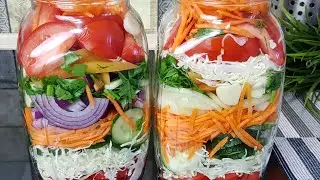 НЕВЕРОЯТНО ВКУСНО! 🍅🥒ОБАЛДЕННЫЙ МАРИНОВАННЫЙ САЛАТ НА ЗИМУ☆ОВОЩНОЕ АССОРТИ ЗИМОЙ ПАЛЬЧИКИ ОБЛИЖЕШЬ