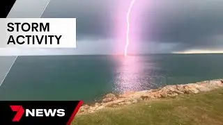 South East slashed by a wave of storms dumping hundreds of millimetres of rain | 7 News Australia