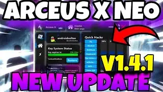 ROBLOX ARCEUS X NEO NEW UPDATE v1.4.1 🧊 Arceus X New Update Latest Version  | Arceus X Atualizado