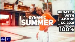 Premiere Pro Template: Dynamic Summer Slideshow