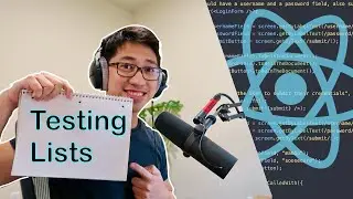 React JS Testing Lists (TDD) | React Testing Library
