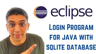 Java swing tutorial using Eclipse - Login Program for java with sqlite database PART- 2