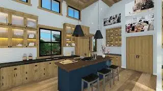 MF 1400 AMERICAL FARM 3 INTERIOR TOUR  "The most Perfect Little Farmhouse plan anywhere."