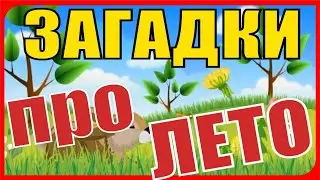 Загадки про Лето для детей 5 - 7 лет. Занятие про три летних месяца. Интересные Загадки с ответами