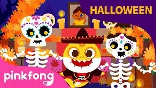 Día de los Muertos con Tiburón Bebé y más | Halloween |+Recopilación | Pinkfong Canciones Infantiles