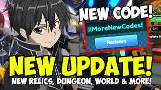 [New OP CODE!] SAO & NEW DUNGEONS! Anime Champions Update 11 Stream