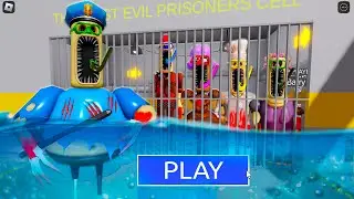 NEW UPDATE! UNDERWATER BARRY.EXE'S PRISON RUN! New Scary Obby (#Roblox)