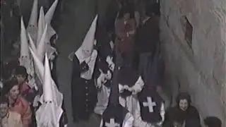 SEMANA SANTA EN AUTOL 1997 PROCESION VIERNES DE DOLORES "POPULARMENTE LLAMADA DE LAS ANTORCHAS